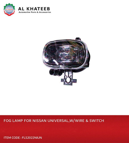 AutoTech Nis Universal Car Fog Lamp With Wire & Switch