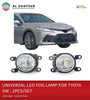 AutoTech Toyota Universal Car AutoTech Fog Lamp 5W, 2Pcs/Set Black