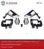 AutoTech Special Fog Lamp With Wire&Switch Prado FJ150 2018+, 2PCS/Set Black+Chrome