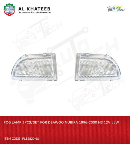 Fog Lamp 2Pcs/Set For Deawoo Nubira 1996-2000 H3 12V 55W