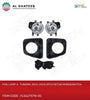 Car Front Special Fog Lamp Kit Tundra 2014-2021 With Wires & Switch, Chrome&Black Frame, Clear Lense, 2Pcs/Set