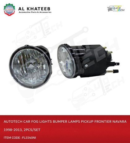 AutoTech Car Fog Lights Bumper Lamps Pickup Frontier Navara 1998-2013, 2Pcs/Set