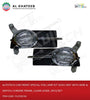 Car Front Special Fog Lamp Kit Aveo 2007 With Wire & Switch, Chrome Frame, Clear Lense, 2Pcs/Set