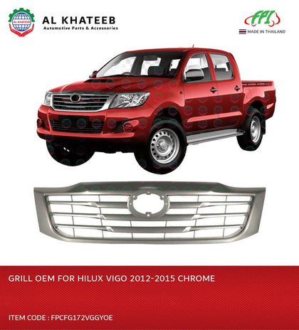 GRILL OEM FOR HILUX VIGO 2012-14 CHROME