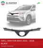 Al Khateeb Front Grille Toyota Rav4 2016-2018, ABS Black