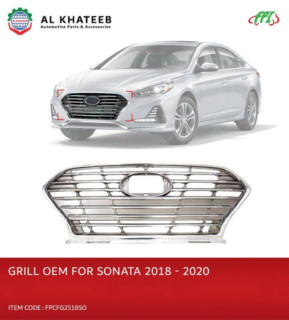 Al Khateeb FPI Car Front OEM Radiator Grille Sonata 2018-2020