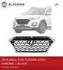 FPI OEM Front Grille Tucson 2019+ Chrome Black