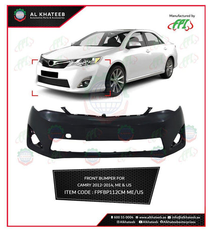 Al Khateeb FPI Front Bumper For Camry 2012-2014, Middle East And Us With Bumper Finisher