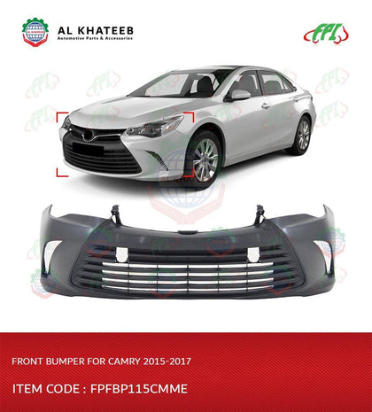 Al Khateeb FPI ABS Front Bumper For Camry 2015-2017, Middle East With Bumper Finisher