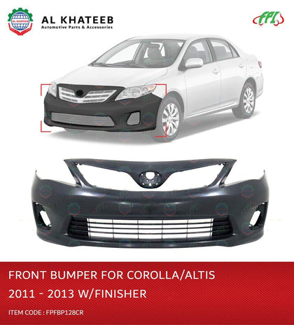 Al Khateeb FPI Front Bumper Corolla Altis 2014-2016, Unpainted