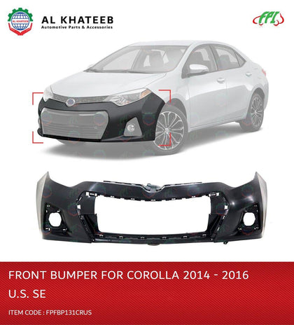 Al Khateeb FPI Front Bumper Corolla Altis 2014-2016 With Bumper Finisher, Us