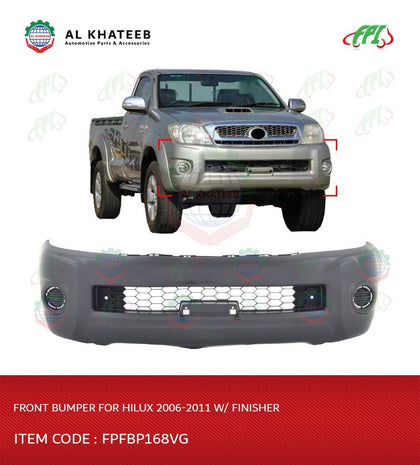 Al Khateeb FPI Car FPI Front Bumper Hilux Vigo 2006-2011 With Bumper Finisher