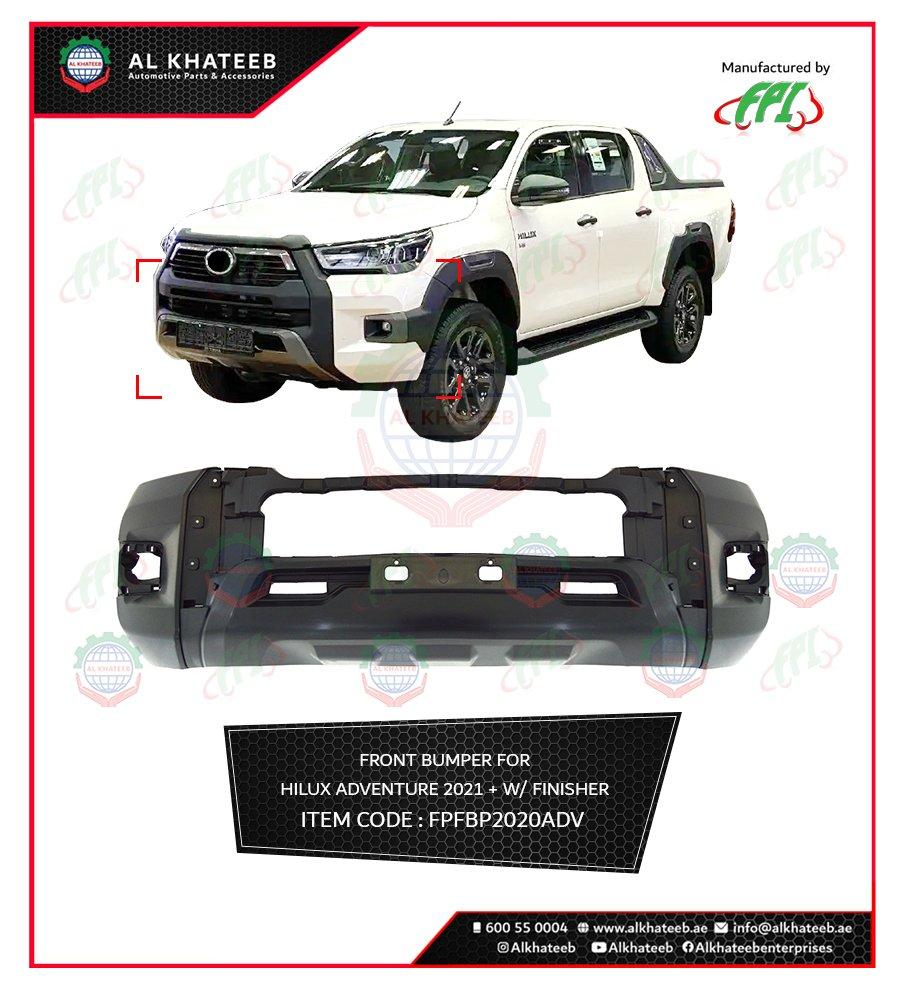 FRONT BUMPER HILUX ADVENTURE 2021+ W/FINISHER