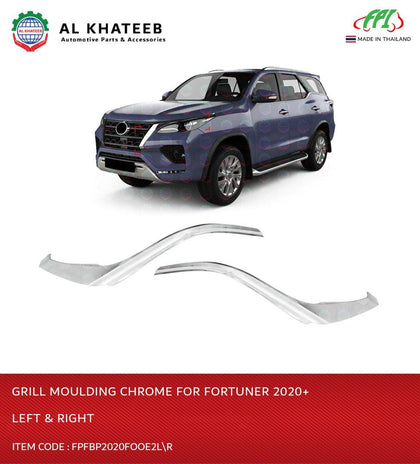 GRILL MOULDING CHROME FOR FORTUNER 2020+ R-H