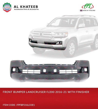 FRONT BUMPER LANDCRUISER FJ200 2016-21 WITH FINISHER