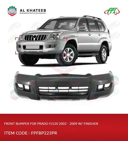 Al Khateeb FPI Front Bumper For Prado FJ120 2002-2009 With Finisher