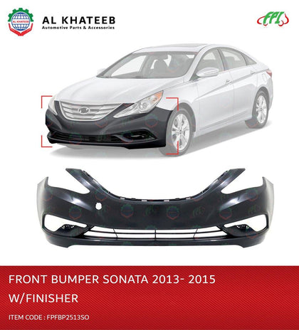 Al Khateeb FPI Front Bumper With Finisher Sonata 2013-2015