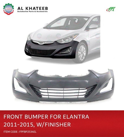 Al Khateeb FPI Front Bumper For Elantra 2011-2015 With Finisher