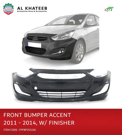 Al Khateeb FPI Front Bumper For Accent 2011-2014 With Finisher