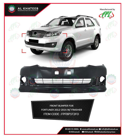 Al Khateeb FPI Front Bumper For Fortuner 2012-2014 With Finisher