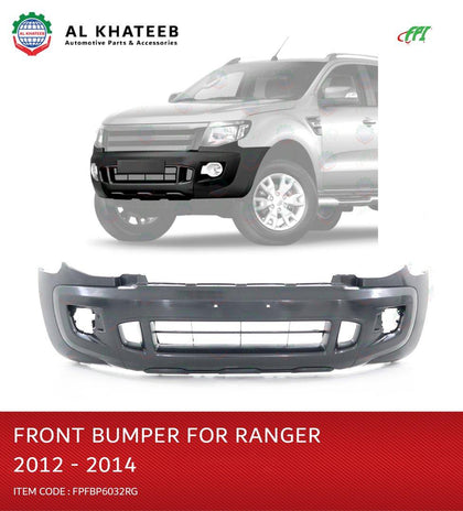 Al Khateeb FPI Front Bumper For Ranger 2012-2014, Black
