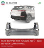 Al Khateeb FPI Car Rear Bumper With Lower Panel Tucson 2015-2018, ABS No Paint