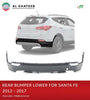 FPI Car Rear Bumper Santa Fe 2012-2017, ABS No Paint