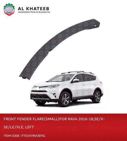 GTK Car Small Fender Flare Front Left Side, RAV4 2016-2018 SE XSE LE XLE