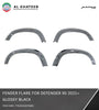 Prima Glossy Black Fender Flare For Defender 90 2021+ 4Pcs/Set