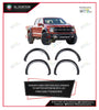 GTK 4Pcs/Set Black Fender Flares For F150 With 2Pcs LED 2022 Upgrade To Raptor Edition