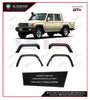 GTK Black Fender Flares For Land Cruiser Pick-Up Station 2007+