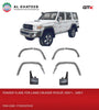 GTK Fender Flare With Mud Flap For Land Cruiser FJ76 2007+, Gray