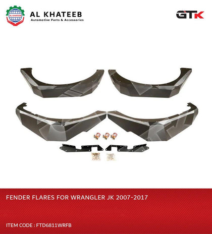 Fender Flares For Wrangler Jk 2007-2017