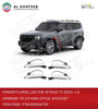 Fender Flares LED For T2 2023+ 1.5 Upgrade To 2.0 High Style ,4PCS/Set