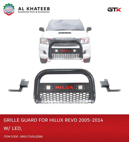 GTK Car Front Bumper Guard With LED Hilux Revo 2005-2014, 