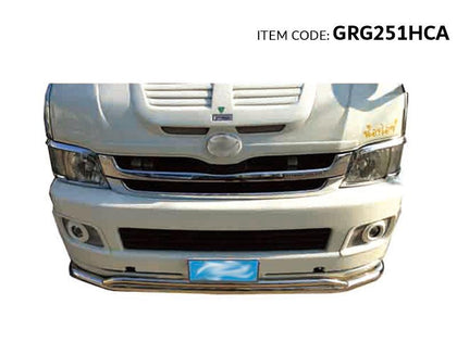 GTK Car Front Bumper Guard Hiace 2008-2014, Chrome