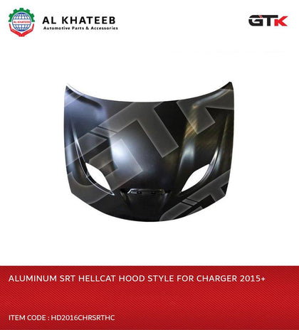 GTK Aluminum Srt Hellcat Hood Style For Charger 2015+