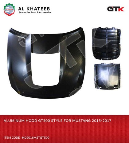 Aluminum Hood Gt500 Style For 2015-2017