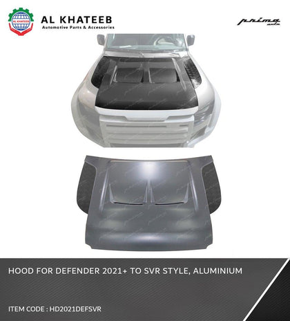 Prima Hood Bonnet Aluminium Svr Style Defender 2021+