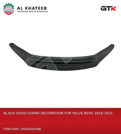 Black Hood Guard Decoration For Hilux Revo 2016-2021