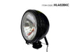 Autotech Universal Headlight Machinery Tractor Round Shape, Black 24V