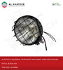 Universal Headlight Machinery Wire Mesh Round Style, Black 24V