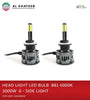 AutoTech Universal 6 Sides 881 LED Bulb Head Lights 1800W, 2 Pcs 18000Lm