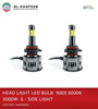 AutoTech Universal Car Head Lights 6 Sides 9005 LED Bulb 1800W, 2 Pcs 18000Lm