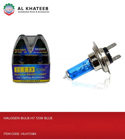 HALOGEN BULB H7 55W BLUE