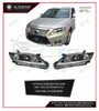 AutoTech Car Headlight Camry 2007-2011 With LED Nike Style, 2Pc/Set Black Housing