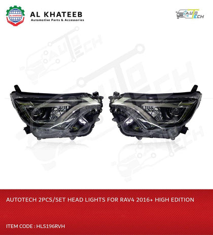 AutoTech 2Pcs/Set Head Lights For Rav4 2016+ High Edition