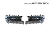 AutoTech Headlights Land Cruiser FJ200 2016-2020 Upgrade To Lex Style, Black+Chrome 2Pcs/Set