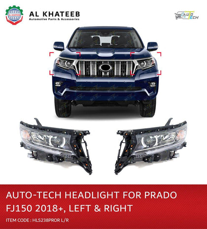 AutoTech Car Headlight Performance Original LED Prado FJ150 2018+ 1Pc Left