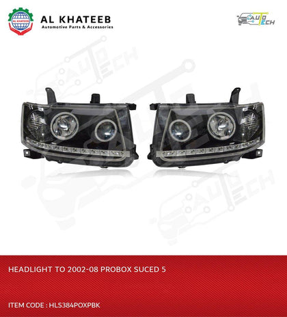 HEADLIGHT TO 2002-08 PROBOX SUCED 5-HLS384POXPBK